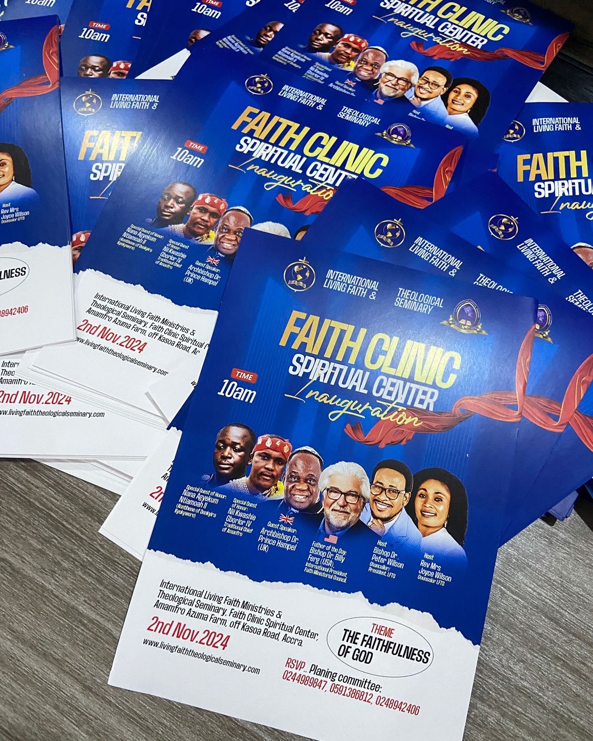 Printed flyers